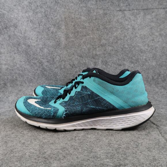 Nike Shoes Womens 8.5 Athletic Trainer FS Lite Run 3 Running Sneaker Sport Blue - Picture 4 of 12